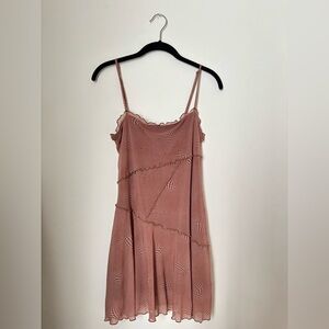 Urban Outfitters NWT brown pattern mini dress